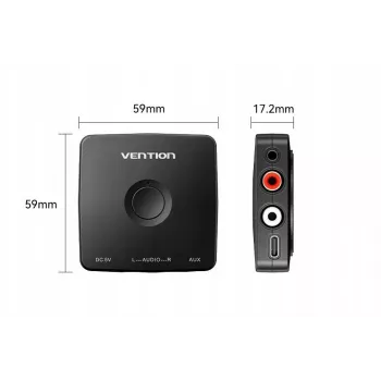 Odbiornik audio Bluetooth 5.1 Vention