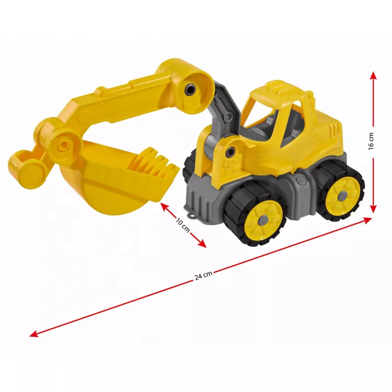 Power Worker Mini Excavator, Toy Vehicle