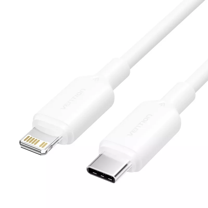 Kabel USB-C do Lightning 3A 480Mbps 1m BIAŁY