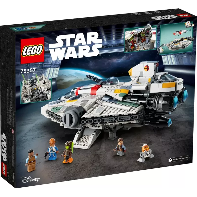 LEGO Star Wars playset 75357 — The Ghost i Phantom II, 1394 elementy, 4 minifigurki, wiek 10+