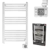 Elektryczny grzejnik łazienkowy Adler AD 7824 600 W, biały, IP24, do montażu na ścianie, 500×900 mm