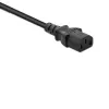 Przedłużacz zasilający QOLTEC 50459 IEC C13 na C14 1,5 m