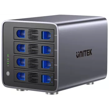 Unitek RAID Enclosure S1301AGY01-EU USB-C dla napędów SATA, obsługuje do 80 TB