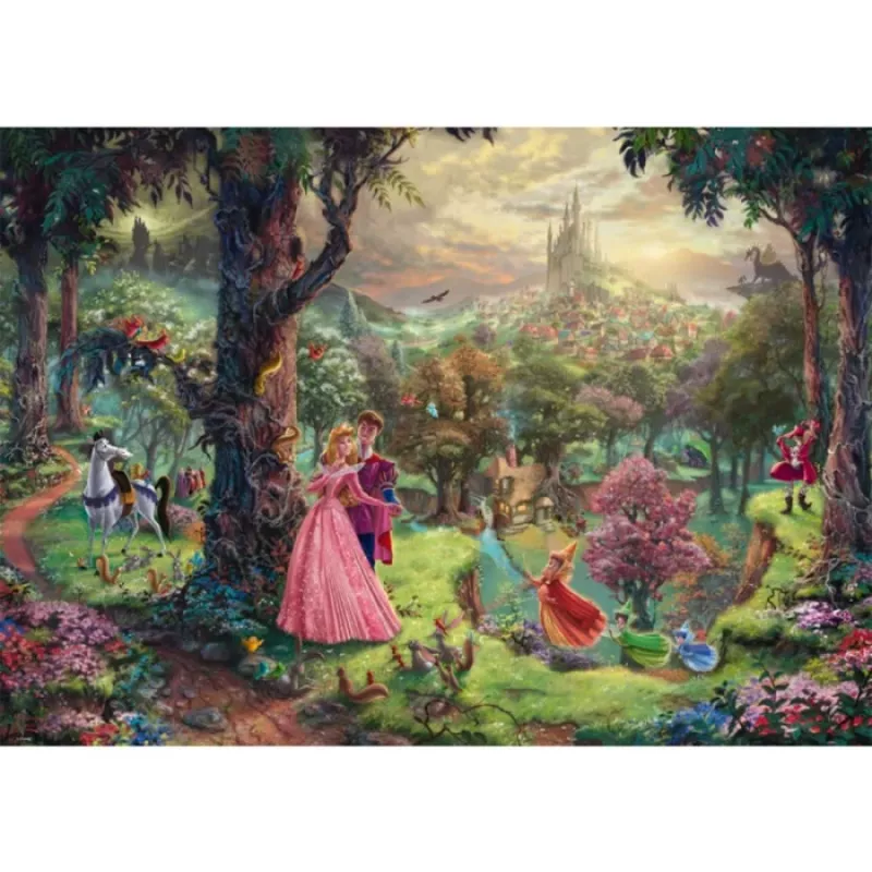 Puzzle Thomas Kinkade: Disney Sleeping Beauty