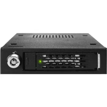 ICY DOCK - ToughArmor - MB991SK-B - 2,5 Zoll SATA HDD/SSD - Vollmetall - für 3,5 Zoll Schacht - SATA 6Gbit/s - Lüfterlos - Sicherheitsschloss