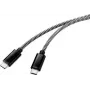 Kabel połączeniowy Renkforce USB 2.0 [1x wtyk USB 2.0 C - 1x wtyk USB 2.0 C] 3,00 m czarno-biały (RF-4598412)