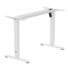 Biurko elektryczne z regulacją wysokości ergo office ER-400 W — maks. wysokość 1160 mm, maks. obciążenie 80 kg