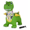 Skaczące zwierzątko Jamara HoppyDoo Dino ze skrzydłami zielone z pompką