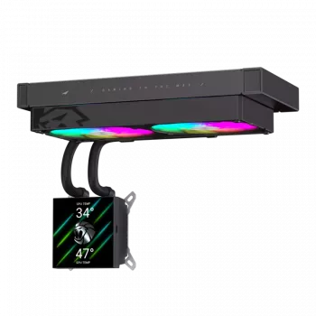 Chłodzenie cieczą CPU Gamemax | GLACIER 240 LCD BK | Intel, AMD