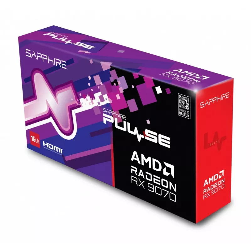 Karta graficzna SAPPHIRE PULSE Radeon RX 9070 16GB GDDR6