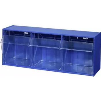 Storage Box allit VarioPlus ProFlip 3 B x H T 600 240 – modułowy system przechowywania z tworzywa sztucznego