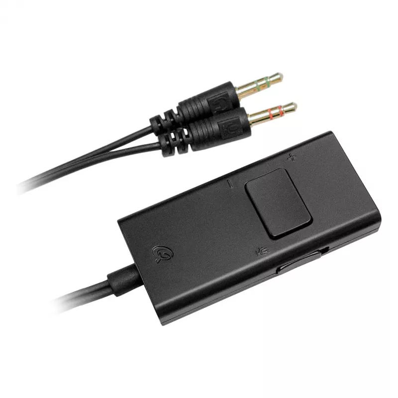 Zestaw słuchawkowy QPAD QH-91 przewodowy, nauszny, typu head-band, 15–25000 Hz, kabel 2 m, czarny
