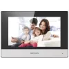 Wideodomofon Hikvision DS-KH6320-TE1, 7-calowy pojemnościowy ekran dotykowy, PoE, 1024×600, MicroSD do 32 GB, Ethernet, Linux