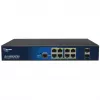 Zarządzalny 10-portowy przełącznik PoE ALLNET ALL-SG8610PMJ z 8 portami PoE+ i 2 portami uplink
