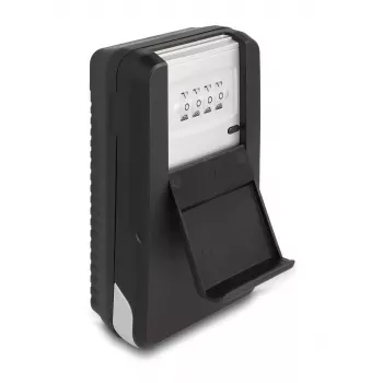 Key Cabinet DELOCK 20932 aluminiowo-plastikowy organizer na klucze z zamkiem szyfrowym, czarny