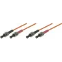 Tecline exertis Connect - Patch-Cable - ST multi-mode (M) to ST multi-mode (M) - 5 m - Fibre Optic - 50/125 micrometre - OM2 - pomarańczowy (75805)