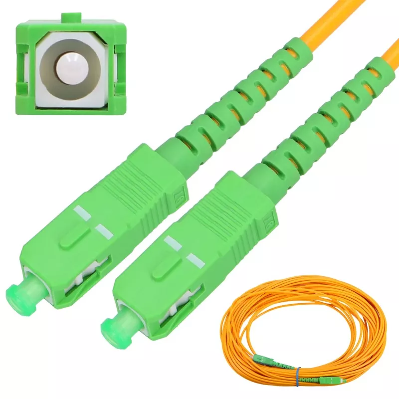 Patchcord światłowodowy Extralink SC/APC–SC/APC singlemode G.652D 3 mm simplex, 1 m