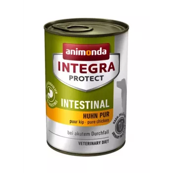 Mokra karma dla psów animonda Integra Protect Intestinal Chicken Adult 400 g, na prawidłowe trawienie, bezglutenowa i bez soi