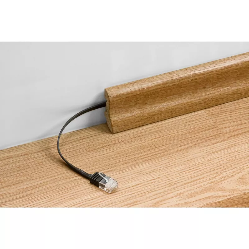 Goobay 95382 Czarny kabel krosowy Ethernet