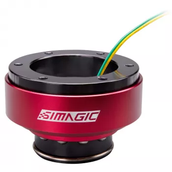 Simagic Quick Release QR70 HALF 70mm — szybkozłączka do kierownic wyścigowych, rozstaw śrub 70 mm