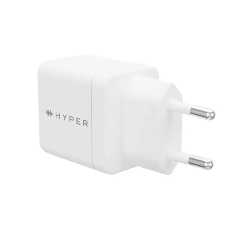 Ładowarka HYPER HJG35EU do urządzeń mobilnych, słuchawek, zestawów słuchawkowych, smartfonów, zegarków, biała, szybkie ładowanie, do użytku wewnętrznego