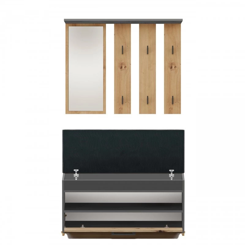 Topeshop GAR PARMA ANT/ART entryway Szafka