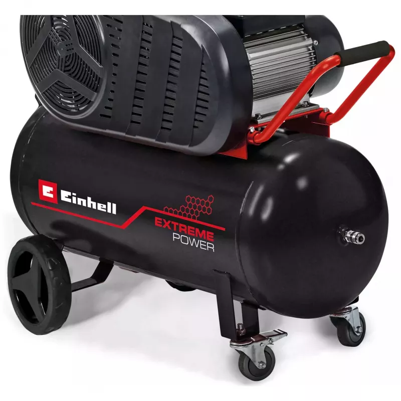 Sprężarka powietrza EINHELL TE-AC 430/50/10 — 3 000 W, 50 L, stacjonarna, czarna
