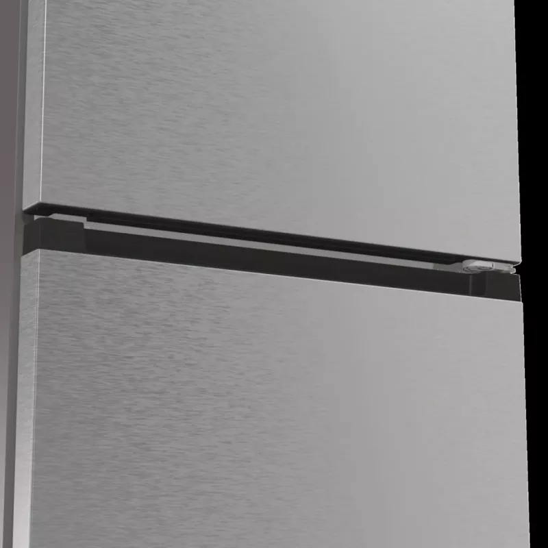 Lodówko-zamrażarka Gorenje NRB620E61X4WFE, wolnostojąca, stal nierdzewna, pojemność całkowita 413 l, zamrażarka dolna 130 l, NoFrost, wyświetlacz LED