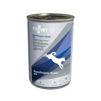 TROVET Hypoallergenic RRD z królikiem - mokra karma dla psów - 400 g