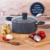 Zestaw patelni Russell Hobbs RH02818EU7, 5-częściowy zestaw kamionkowych naczyń kuchennych