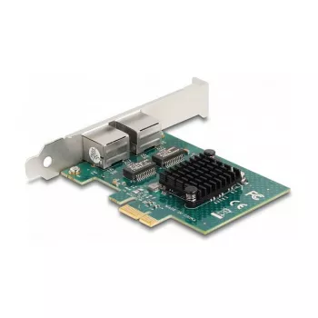 Karta DeLOCK PCI Express x1 na 2 x RJ45 Gigabit LAN BCM, szara