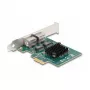 Karta DeLOCK PCI Express x1 na 2 x RJ45 Gigabit LAN BCM, szara