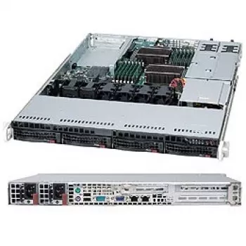 Super Micro Supermicro SC815 TQC-R706WB2 - Stelaż - do montażu w szafie rack - 1U - Extended ATX - SATA/SAS - Hot-Swap 750 W - Czarny (CSE-815TQC-R706WB2)