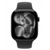 Zegarek Series 11 GPS 42mm Jet Black Aluminium Case z czarnym paskiem Sport Band – M/L