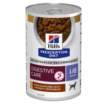 HILL'S Prescription Diet i/d Low Fat Stew z kurczakiem i warzywami - mokra karma dla psa - 354g