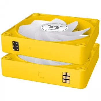 Thermaltake CT120 EX Reverse ARGB 120mm wentylator obudowy 3-pak żółty