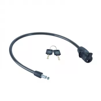 Kluczowa linka rowerowa 10 mm - YCK0/10/60/2 Czarny