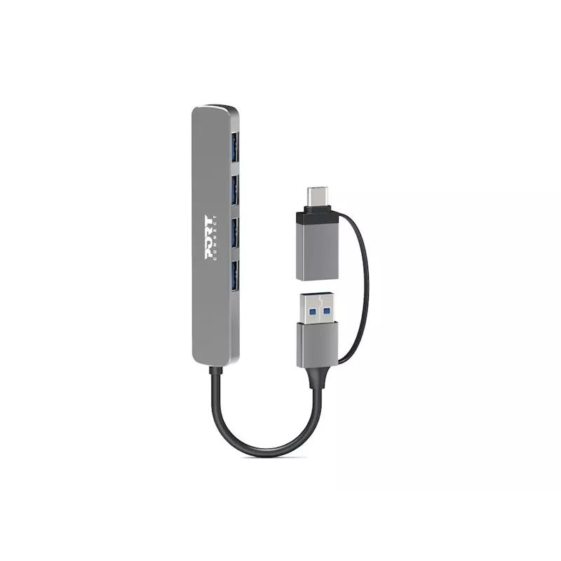 PORT CONNECT | Hub USB-C/USB-A na 4 porty USB-A 3.0 5 Gb/s