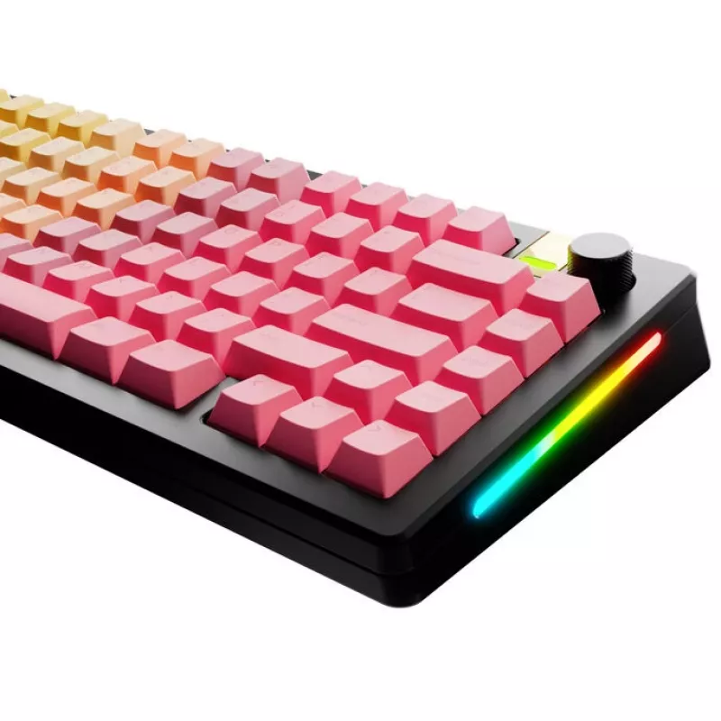 Nakładki na klawisze GLORIOUS GPBT Gradient Grapefruit układ ANSI zestaw nakładek PBT z nadrukiem sublimacyjnym