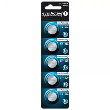 Bateria litowa mini everActive CR1620 5 szt.