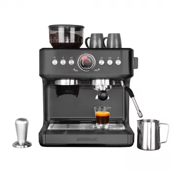 Ekspres do kawy GASTROBACK Design Advanced Urban Duo — w pełni automatyczny, zbiornik na wodę 2,8 l, wbudowany młynek, pojemnik na ziarna 250 g, 3000 W, czarny