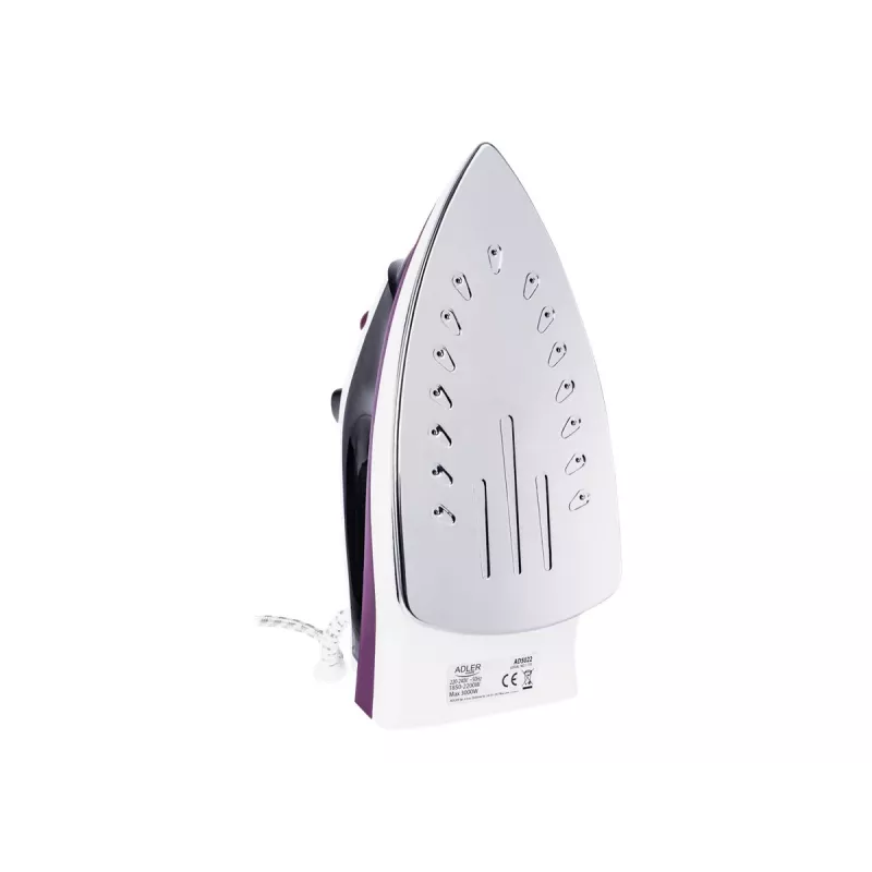 Żelazko parowe i suche Adler AD 5022 Ceramiczna stopa Fioletowy, 2200 W