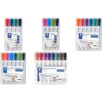 Marker Staedtler Lumocolor 351 Bullet tip Czarny Light niebieski Light zielony Pink