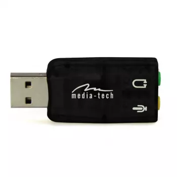 Media-Tech Virtu 5.1 Mt5101 - Karta dźwiękowa - 5.1 - USB 2.0
