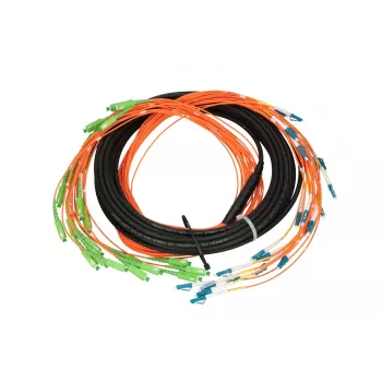 Kabel wielowłóknowy Extralink SC/APC-LC/PC SM 24F 30M Cascade 90cm