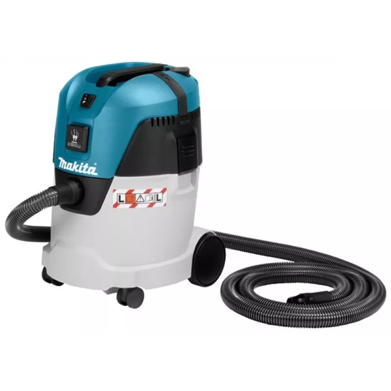 Odkurzacz do czyszczenia na mokro i sucho Makita VC2512L — 25 L, 1 000 W, 230 V, 21 kPa, 60 l/s