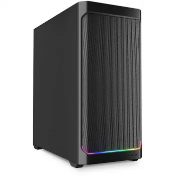 Sharkoon AK4 RGB STRIP Midi Tower Czarny