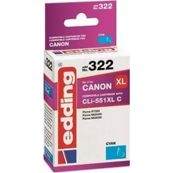 Edding 18-322 Materiał eksploatacyjny do drukarek cyjan