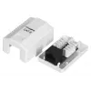 Puszka natynkowa LANBERG RJ-45 OU6-0001-W, Kat.6, biała