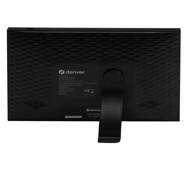 Denver PFF-1012 cyfrowa ramka na zdjęcia Czarny 25,6 cm (10,1) Ekran dotykowy Wi-Fi